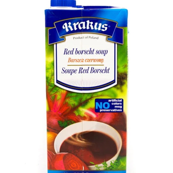 Суп Красный Борщ – Tetra Pak – 33,81 жидких унций (1,0 л)